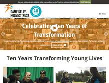 Tablet Screenshot of damekellyholmestrust.org